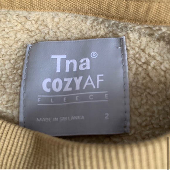 Matching Set TNA Cozy AF Fleece Boyfriend Line - Picture 5 of 9